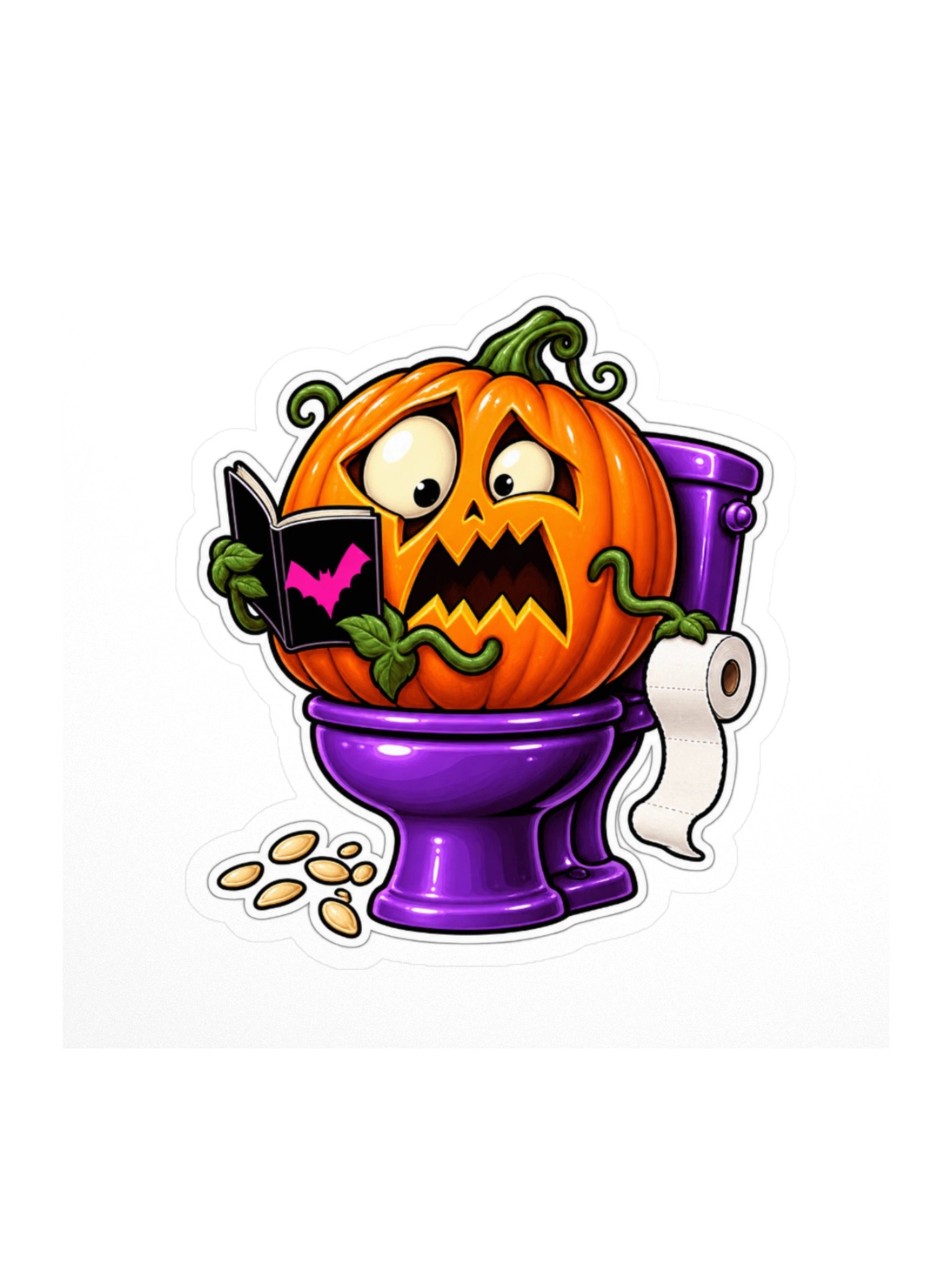 Poopy Pumpkin Sticker product image (2)