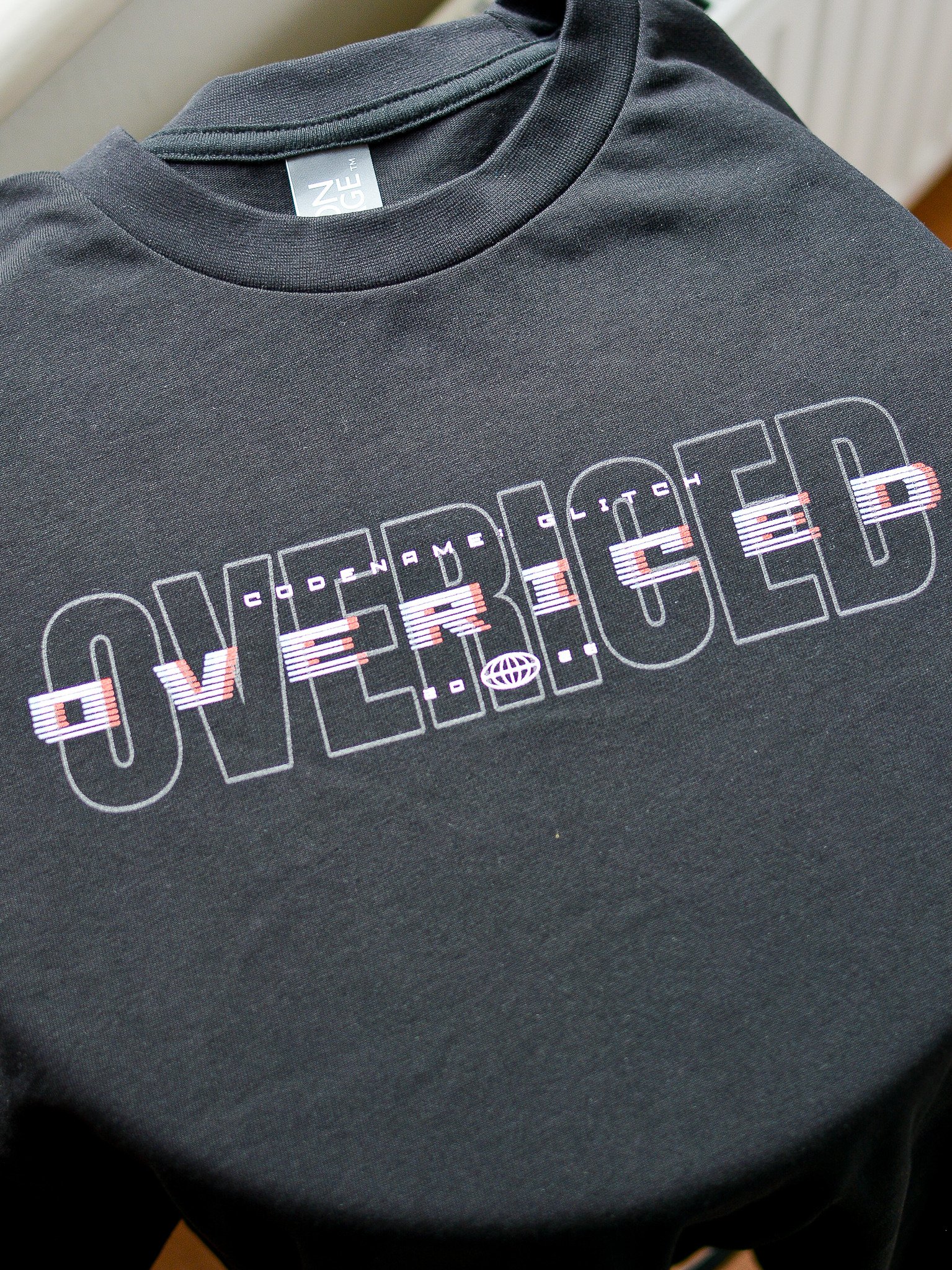 DJ Shirt – Glitch: OVERICED product image (6)