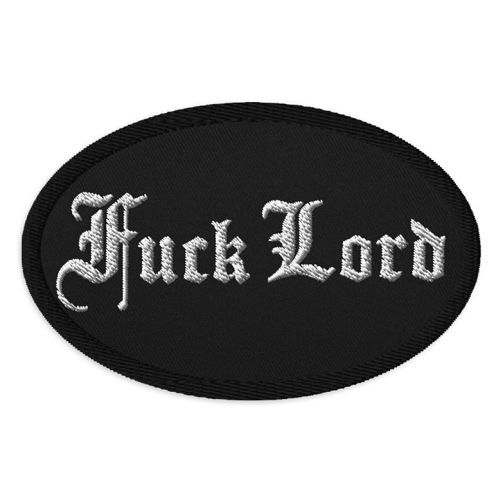 F-Lord Emroidered Patch - Oval product image (1)