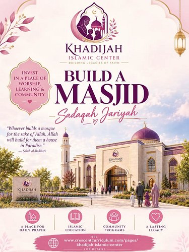 BUILD A MASJID | SADAQAH JARIYAH 🤍🕌

Help us build a lasting legacy of faith, education, and community at @KhadijahIslamicCen...
