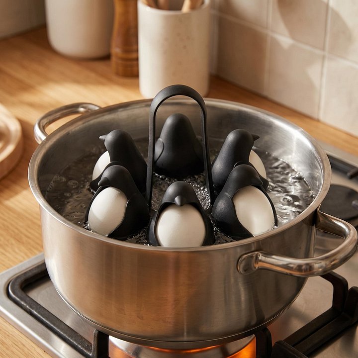 3-in-1 Penguin Egg Cooker & Fridge Organizer product image (2)