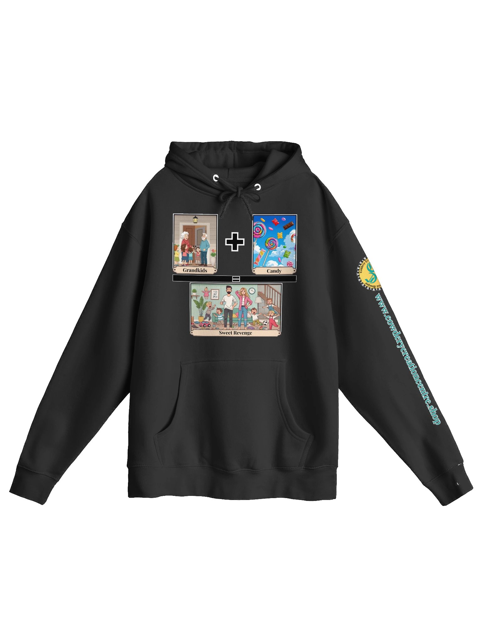 Grandkids + Candy = Sweet Revenge (Both) Lane Seven Premium Pullover Hoodie product image (1)