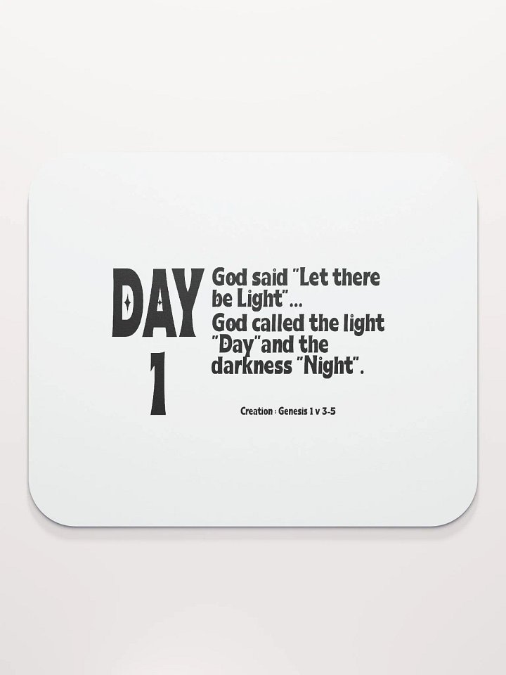 CREATION: DAY 1……Christian, Jesus, faith, God, Bible, Christianity, Jesus Christ, religion, Bible Verse, Love product image (2)