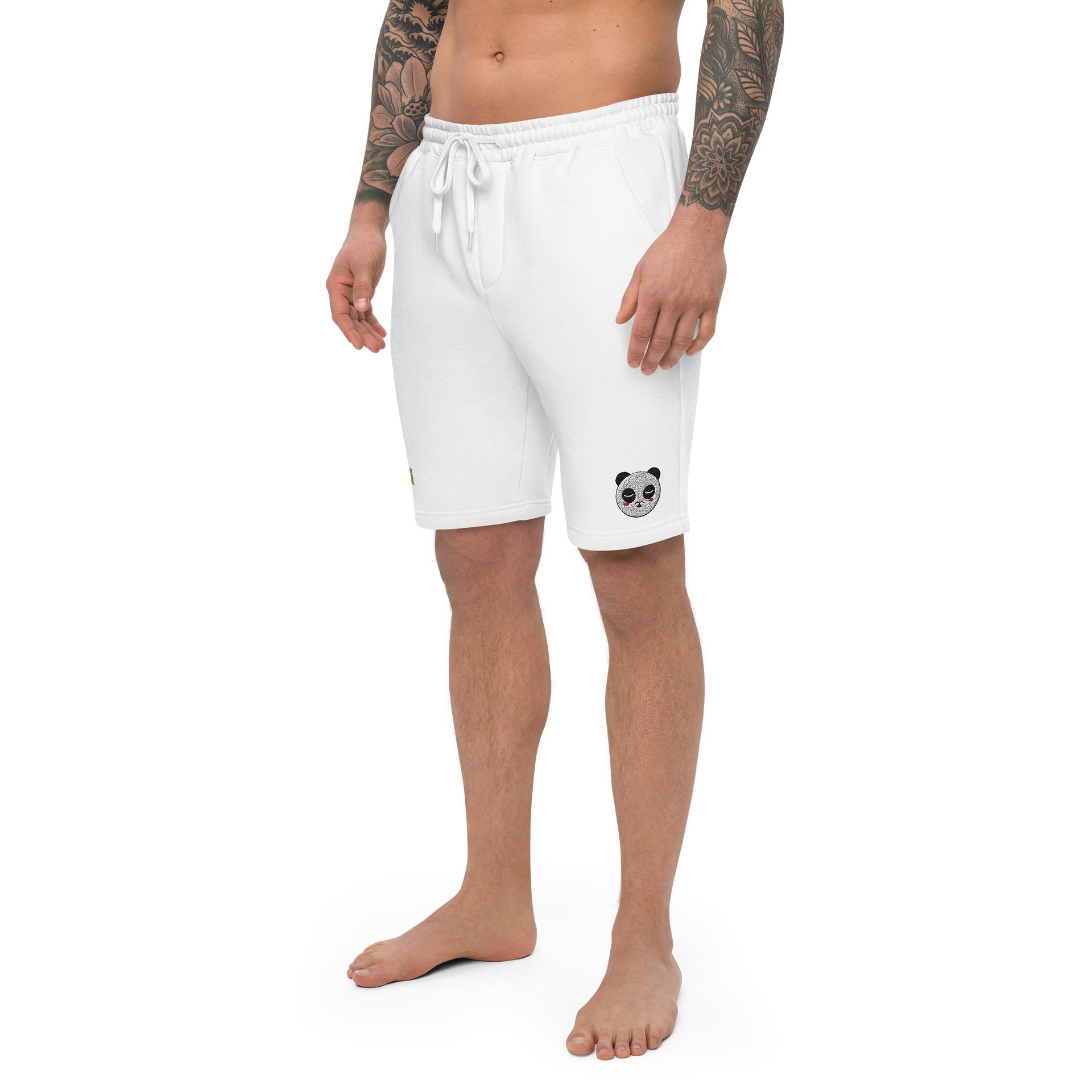 Embroidered Panda Bamboo Shorts product image (3)