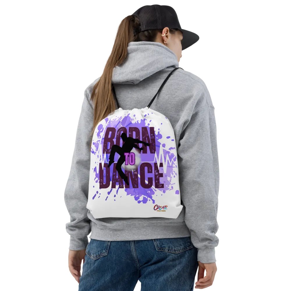 Born to Dance His Silhouette Full Print Drawstring Bag product image (6)