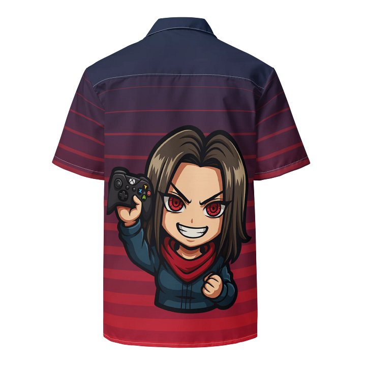 Senpai Style Striped Hawaiian Shirt product image (2)