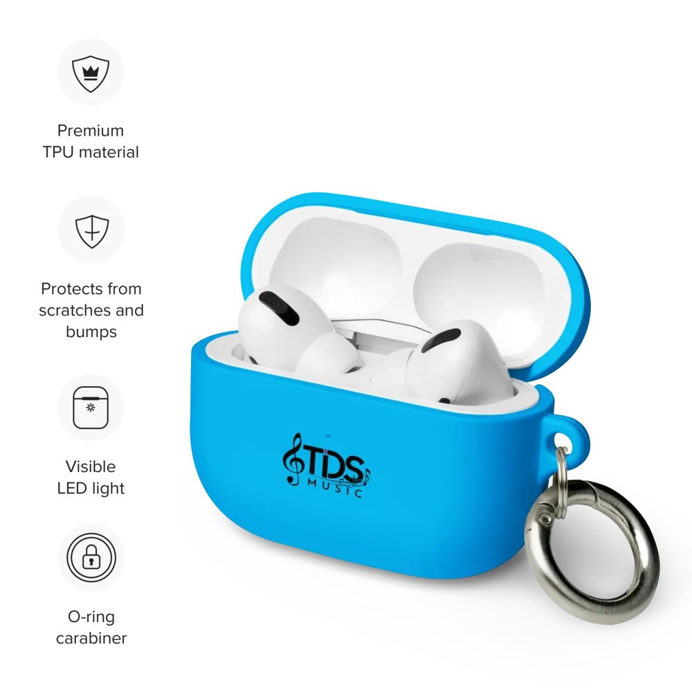 TDS Music AirPods Case - Protective Silicone with Keychain product image (7)