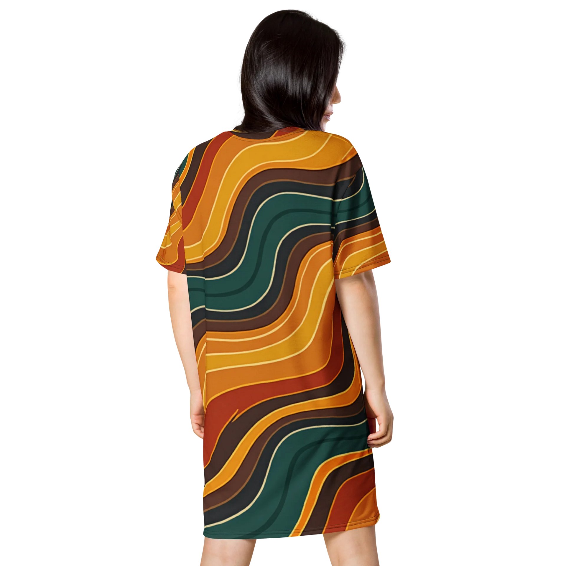 Barry Grady 'Flowing Waves' All-Over Dress product image (2)