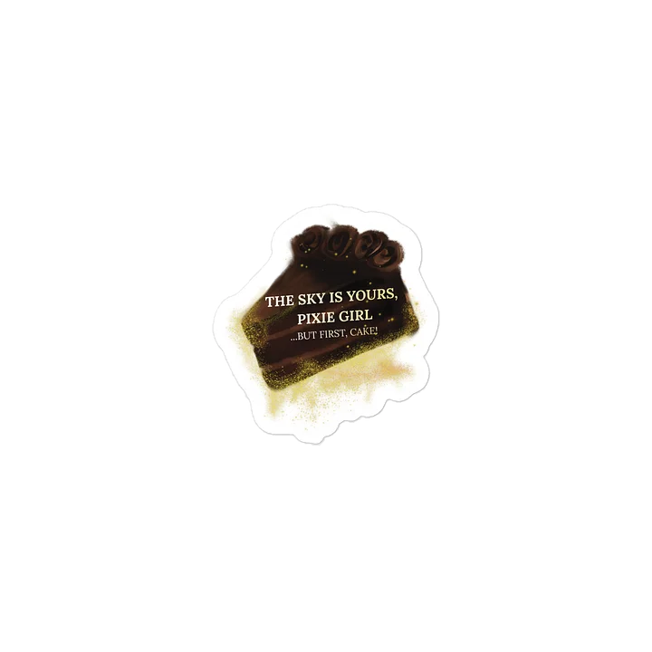 "CHOCOLATE CAKE" Dust Sticker product image (1)