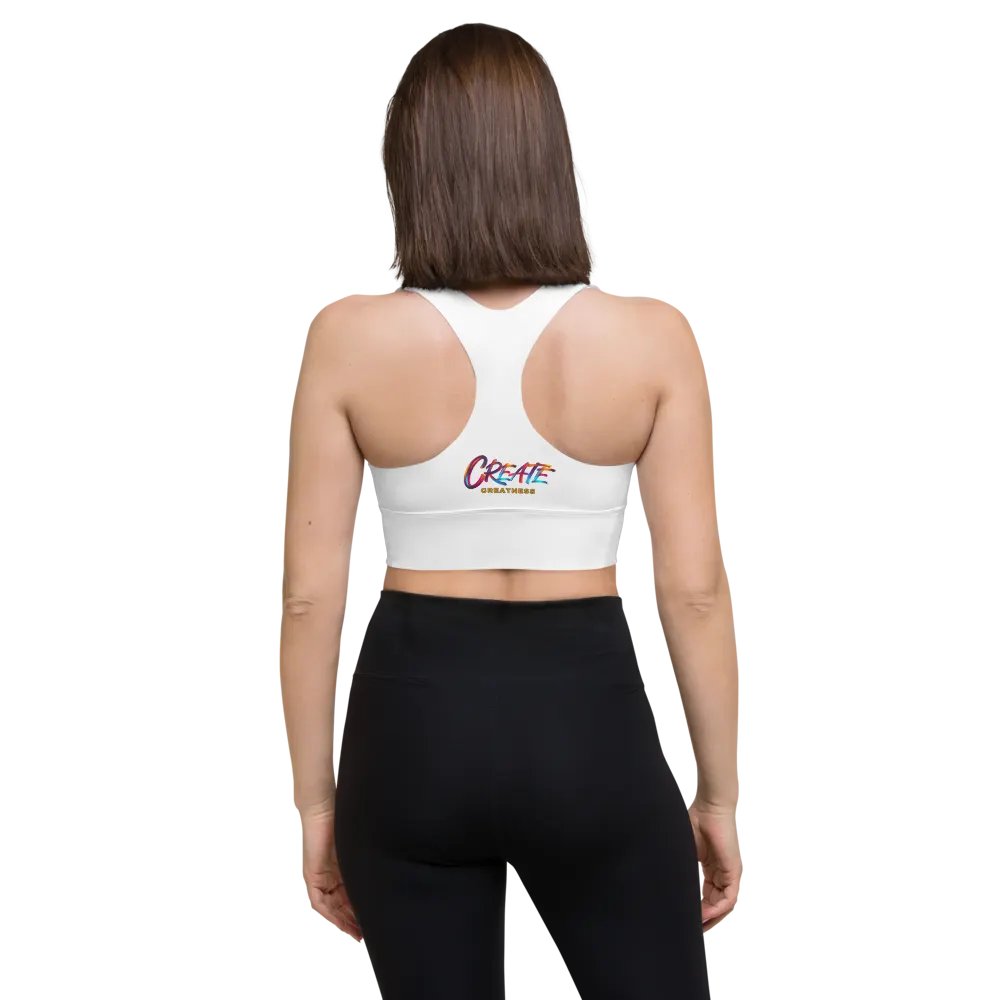 Energize Born to Prosper Padded Workout Sports Bra product image (11)