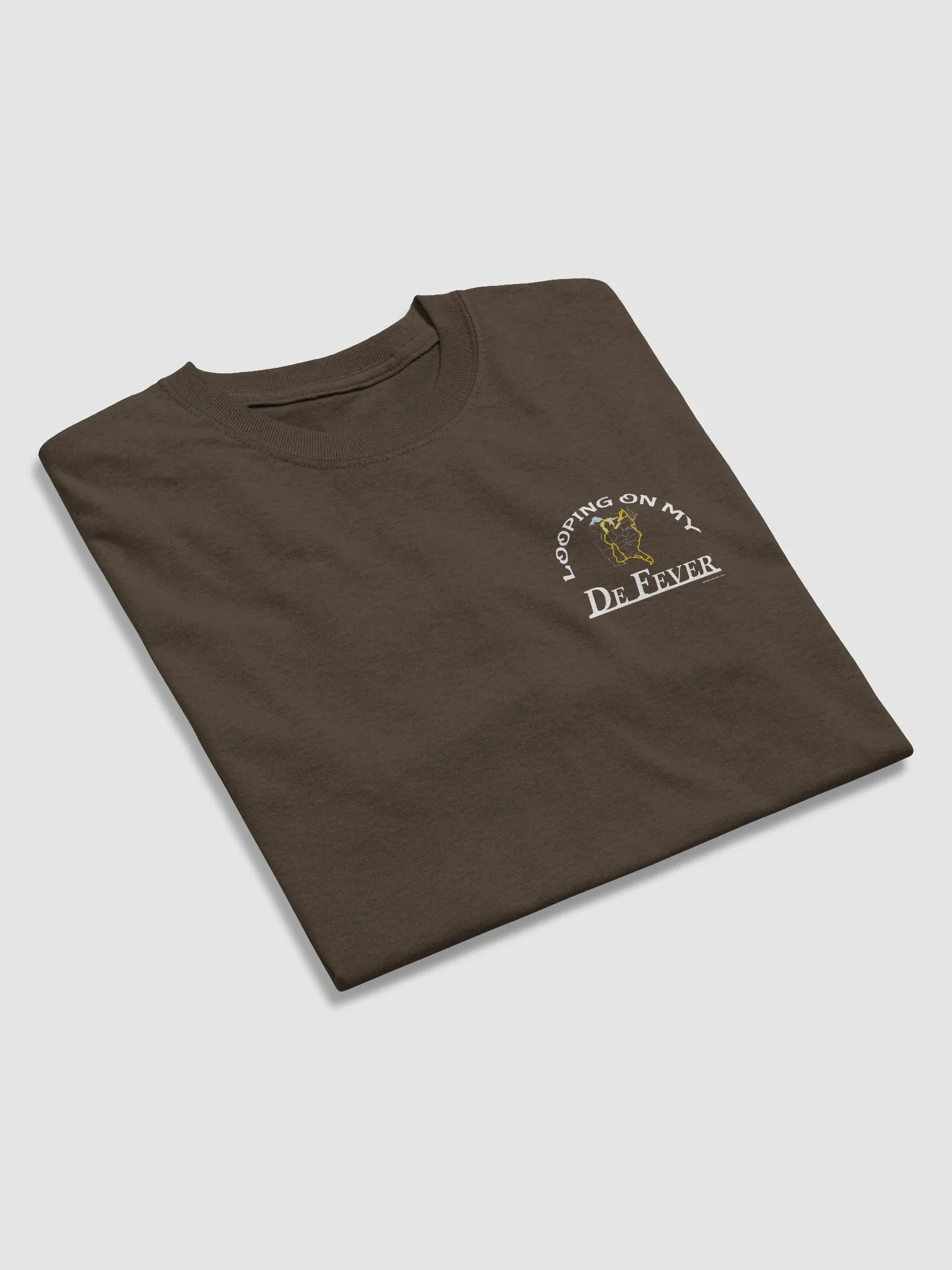 Looping On My DeFever - T-Shirt - Dark Shirt w/White Logo product image (4)