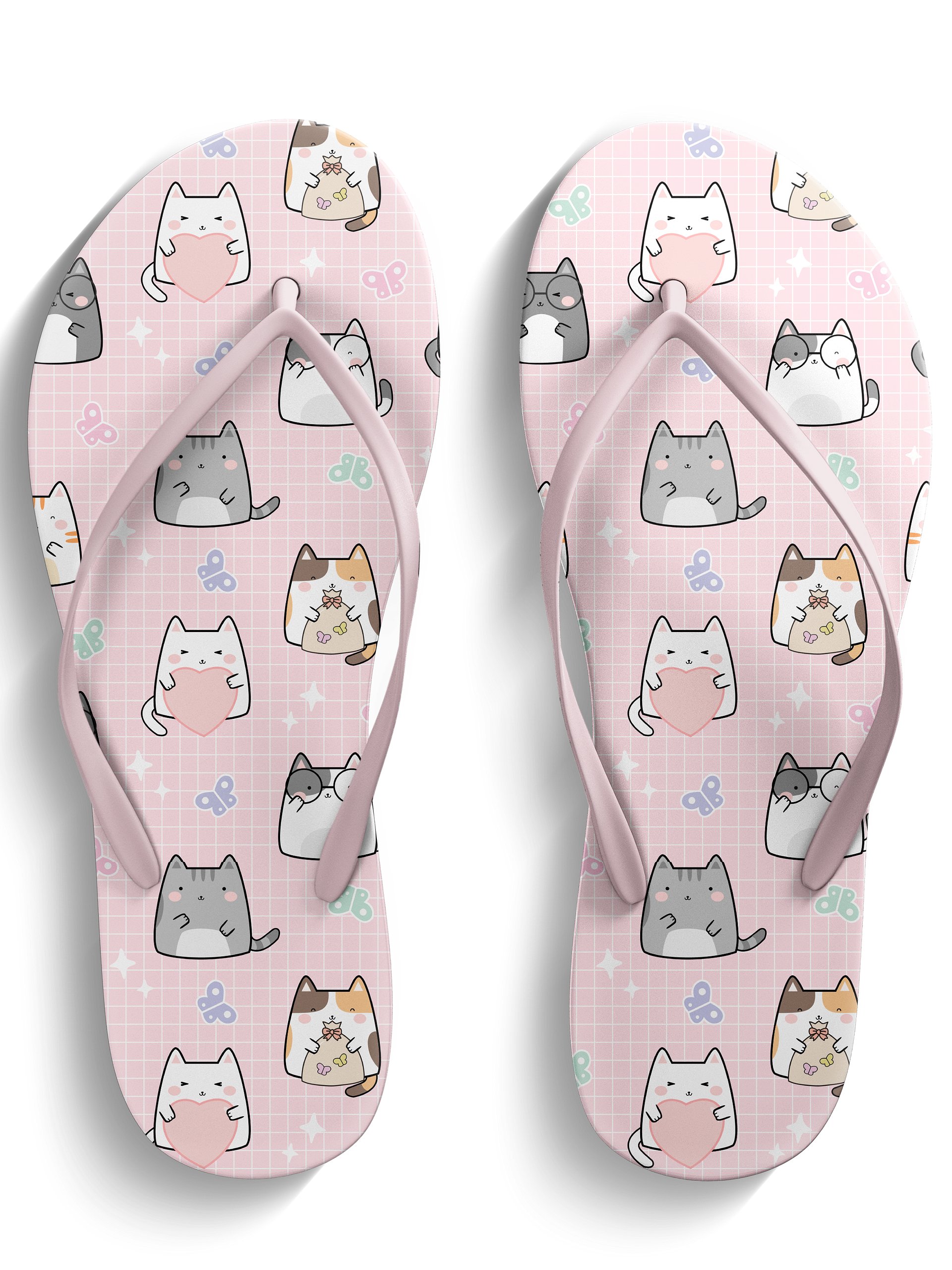 Meow Magic Flip-Flops product image (1)