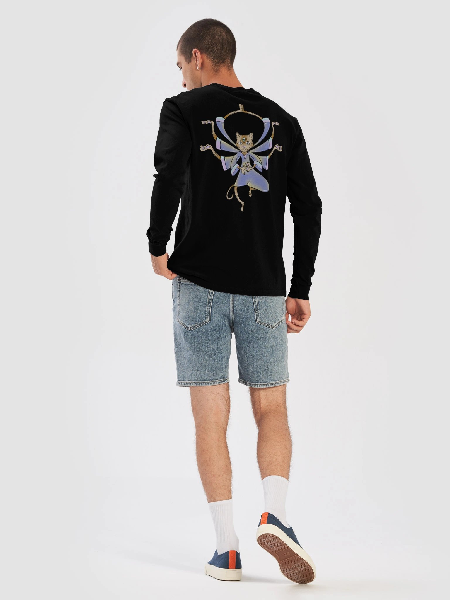 Meoooooooooow - Comfort Colors 6014 Unisex Dyed Long Sleeve Shirt product image (12)