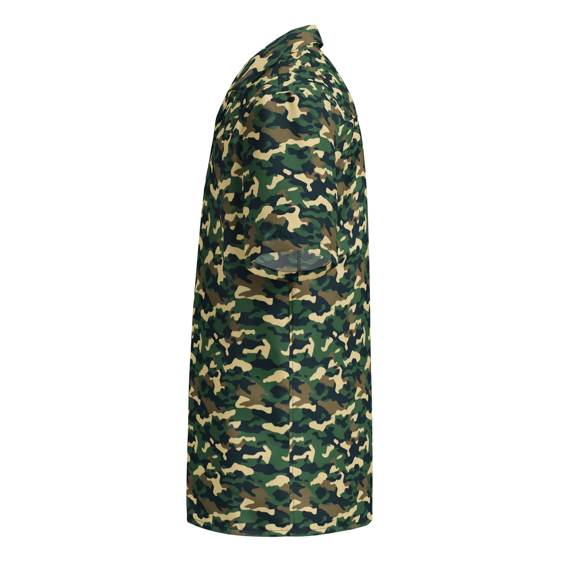 Jungle Camo Men’s Button-Up Shirt product image (3)
