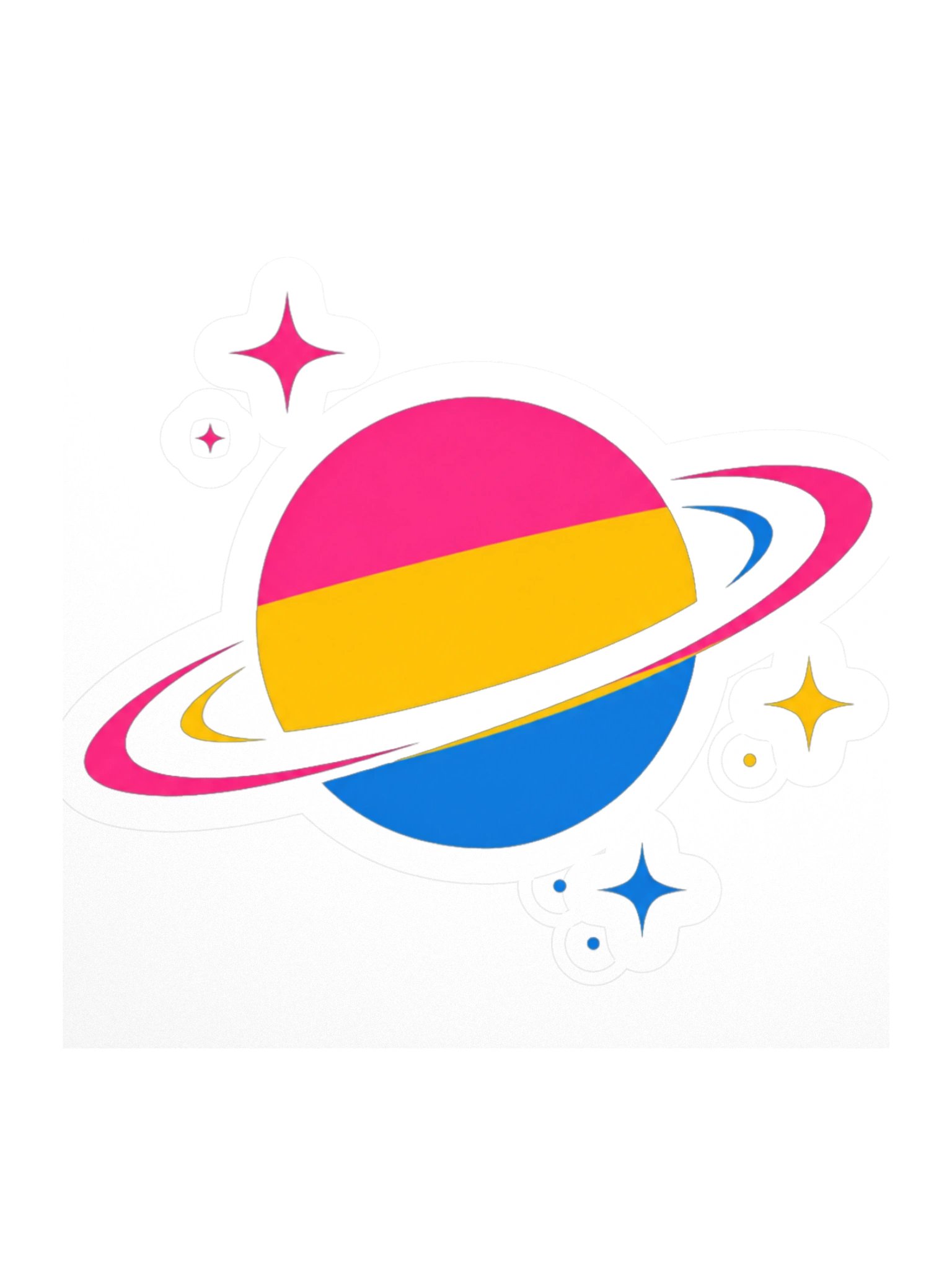 Pansexual Planet Sticker product image (3)