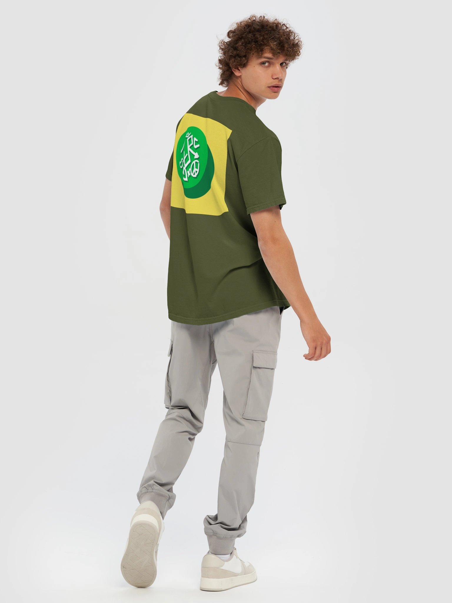 ZURC LOGO Yellow+Green Embroidered/Printed Tee product image (108)