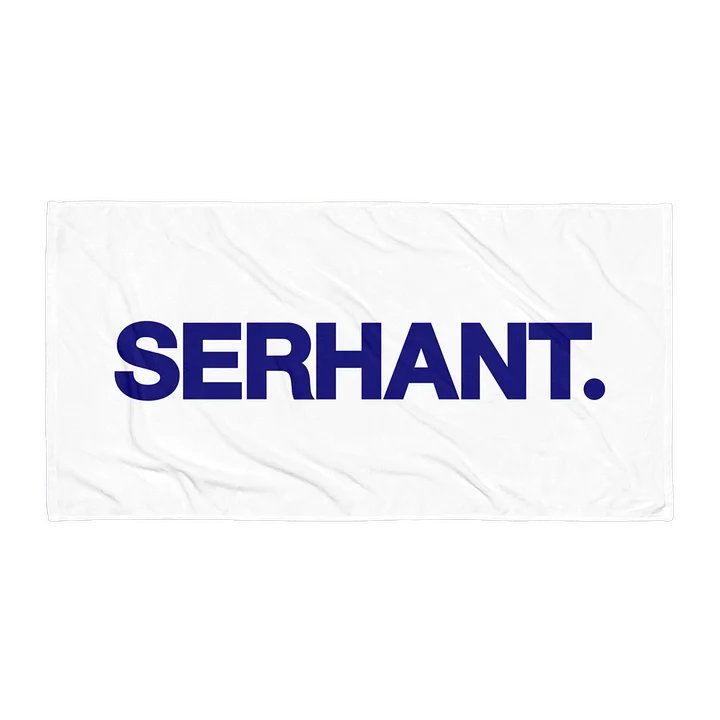 SERHANT. White Beach Towel product image (1)