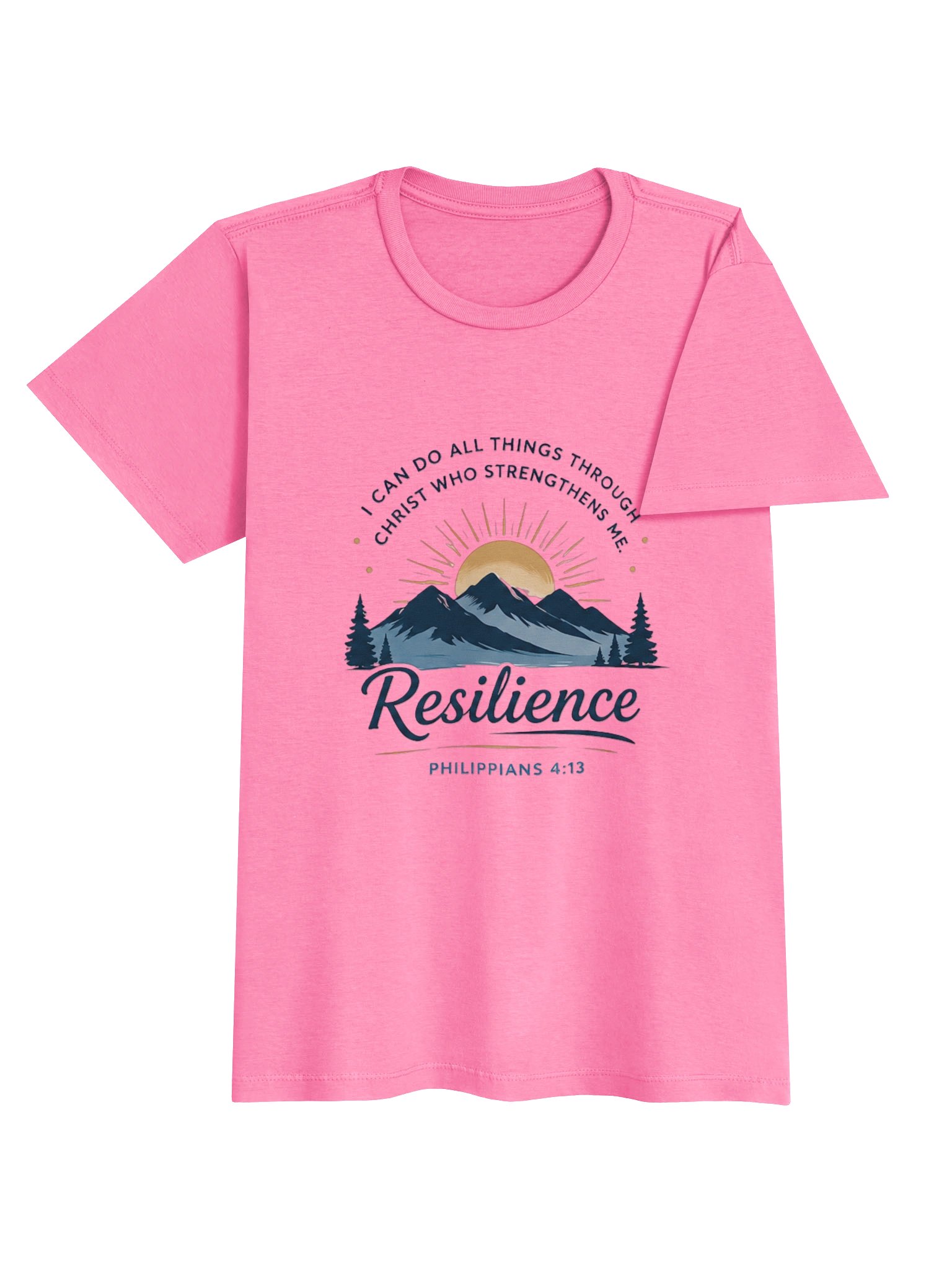 Philippians 4:13 Resilience Women’s T-Shirt product image (4)