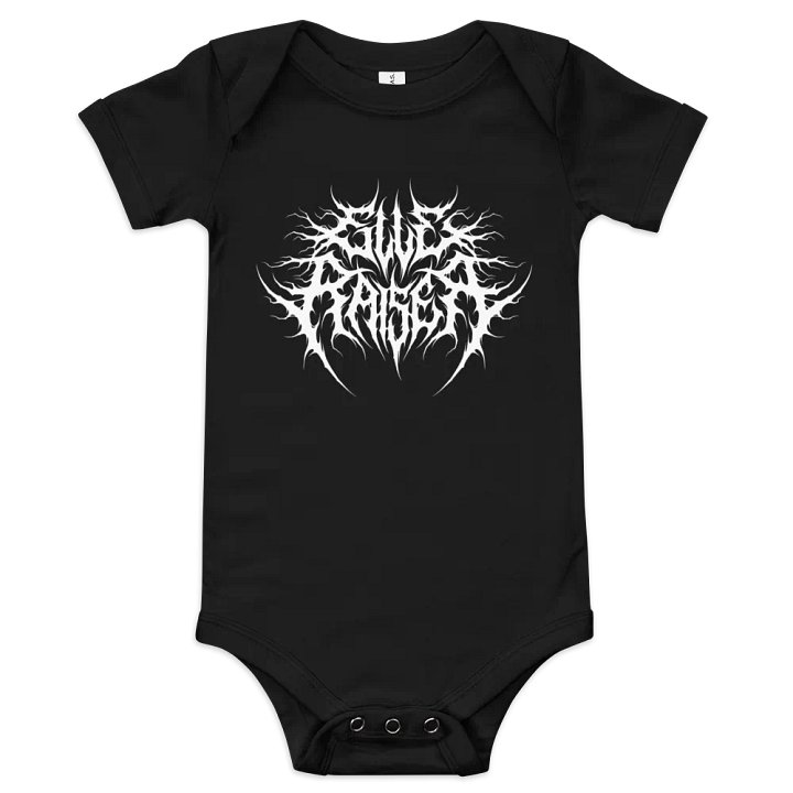 White Print Baby Onesie product image (1)