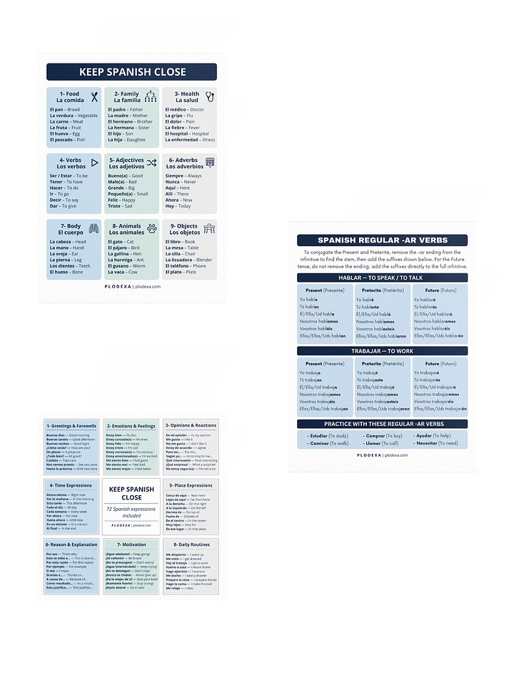 The Spanish Trio Poster Bundle product image (1)
