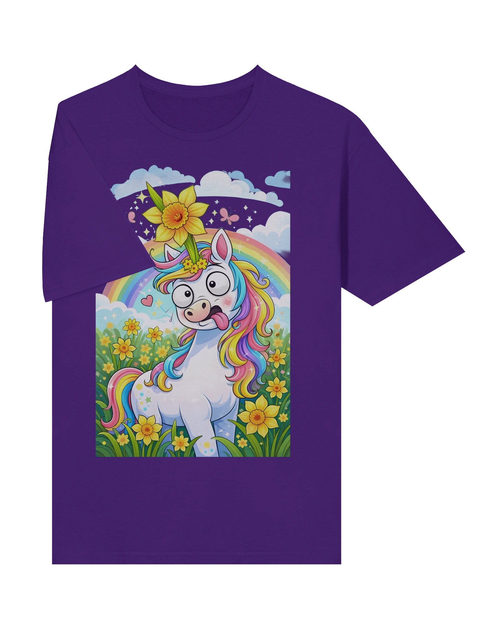 Awkard DaffyCorn Rainbow T-Shirt product image (38)