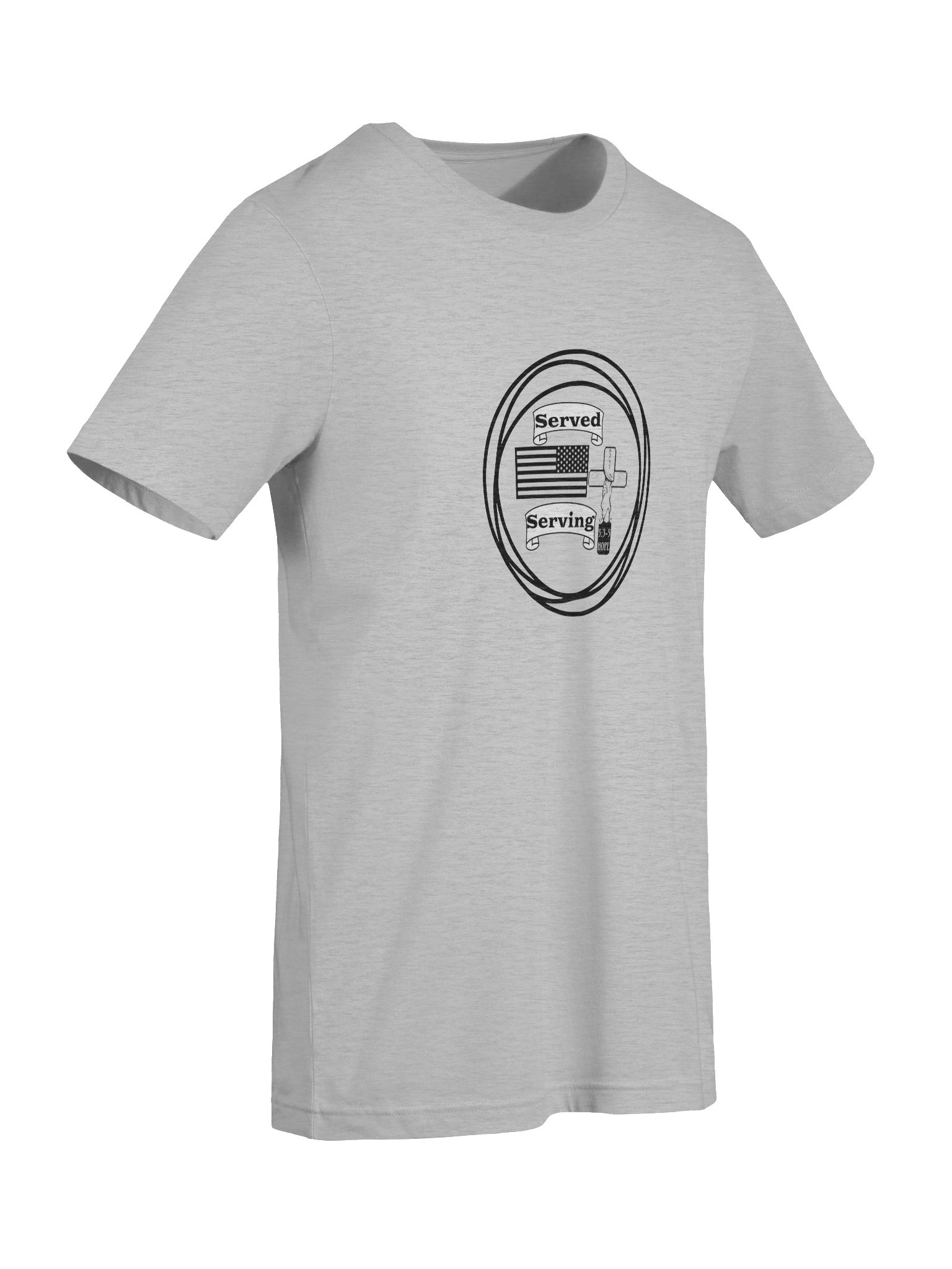 Served/Serving (front/back short sleeve tee) product image (9)