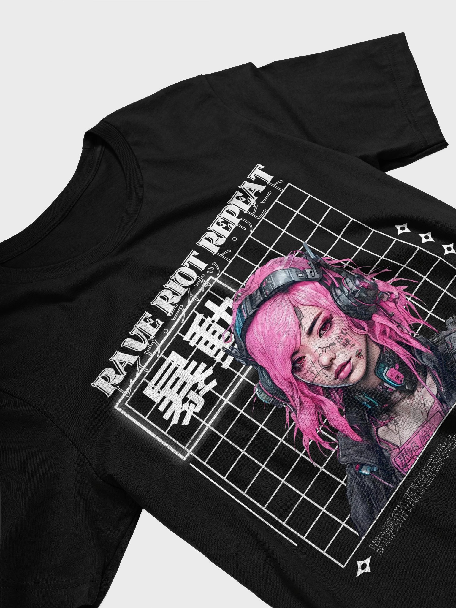 RAVE RIOT REPEAT T-SHIRT product image (27)