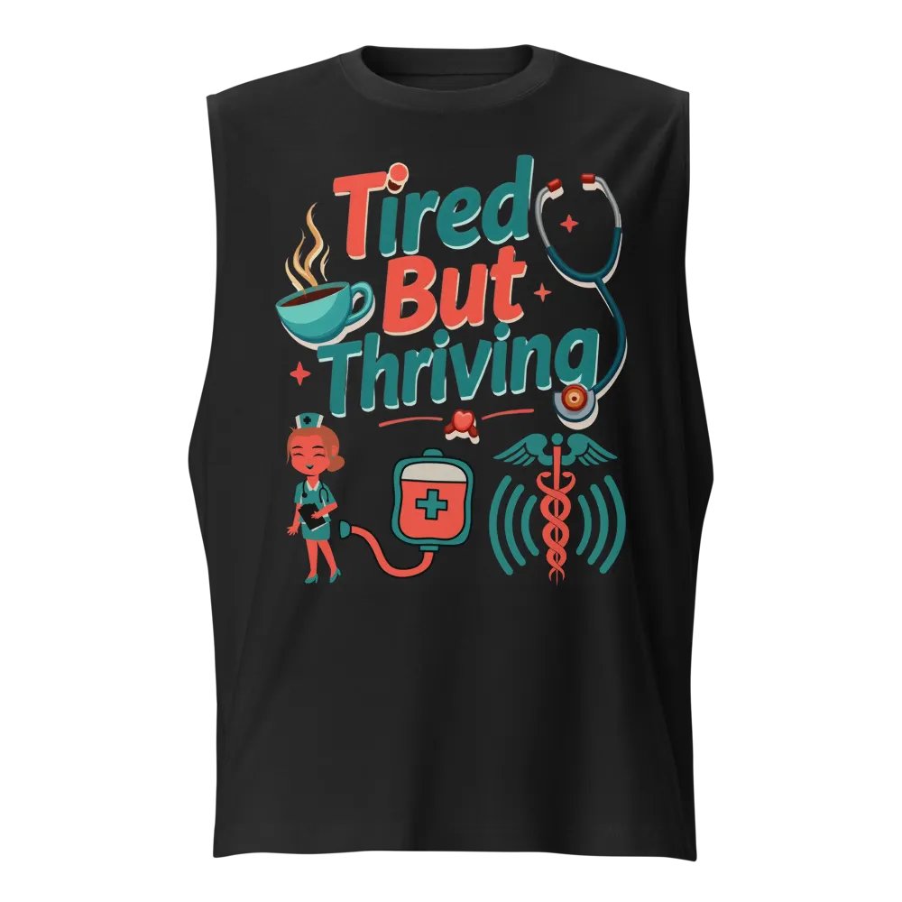 Thriving Nurse Muscle Tank product image (1)