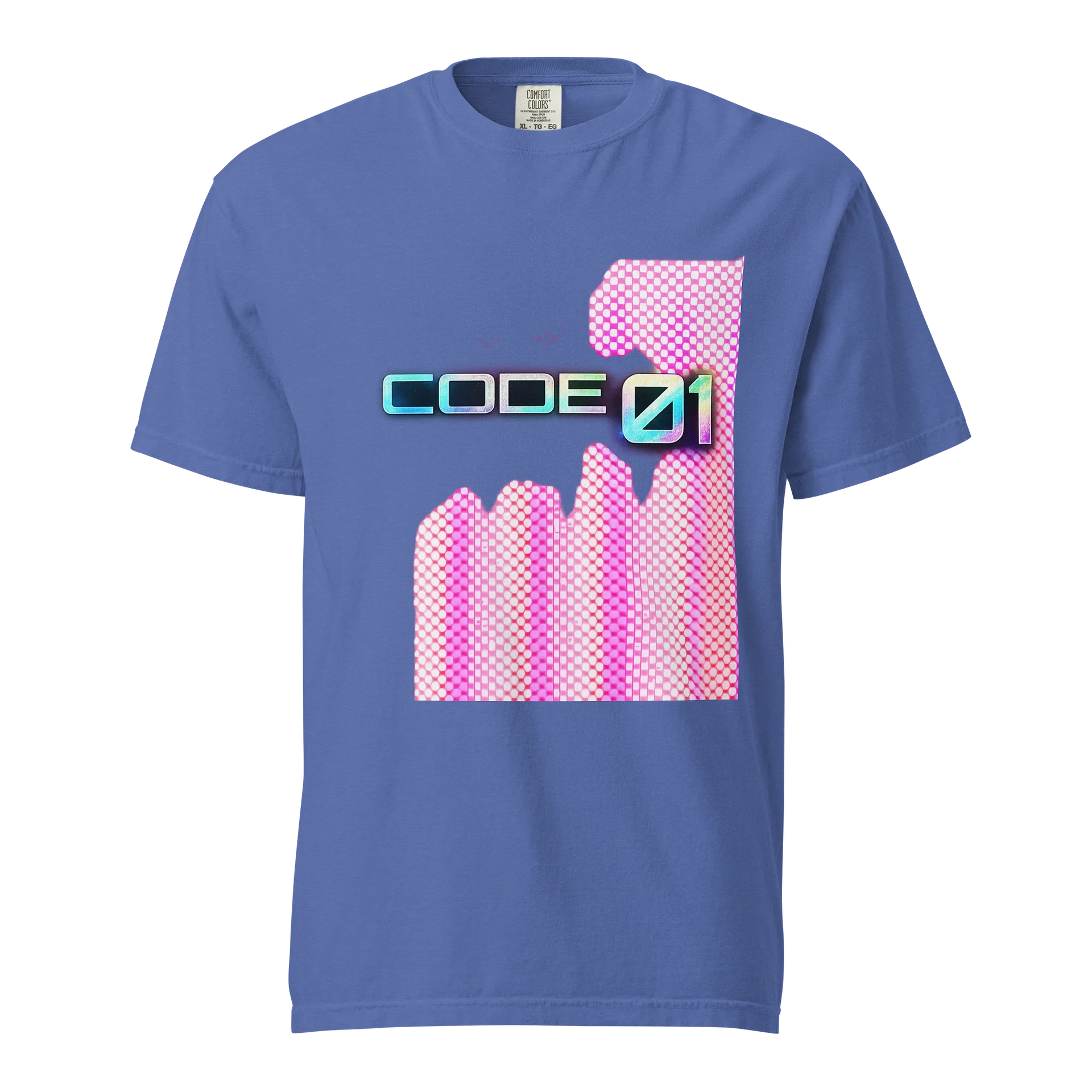 CODE 01 Neon Graphic Tee product image (1)
