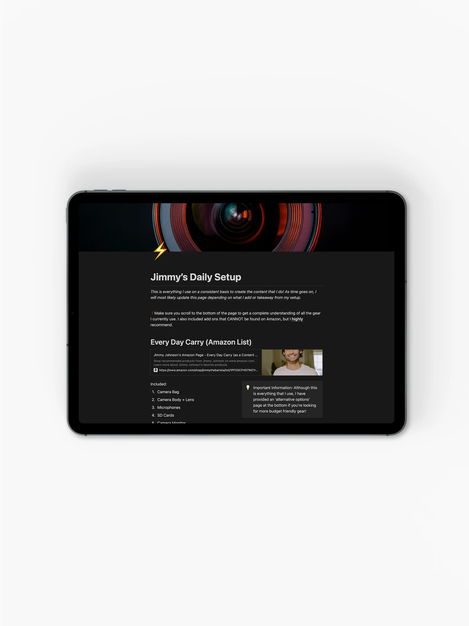 The Ultimate Content Creator Gear List product image (3)