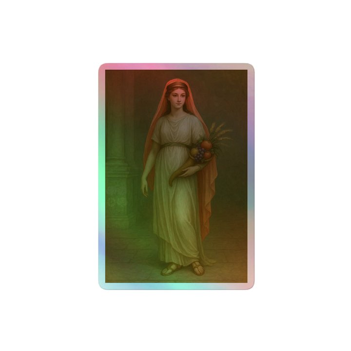 Goddess Fortuna Virgo (Virginalis) Holographic Sticker product image (2)