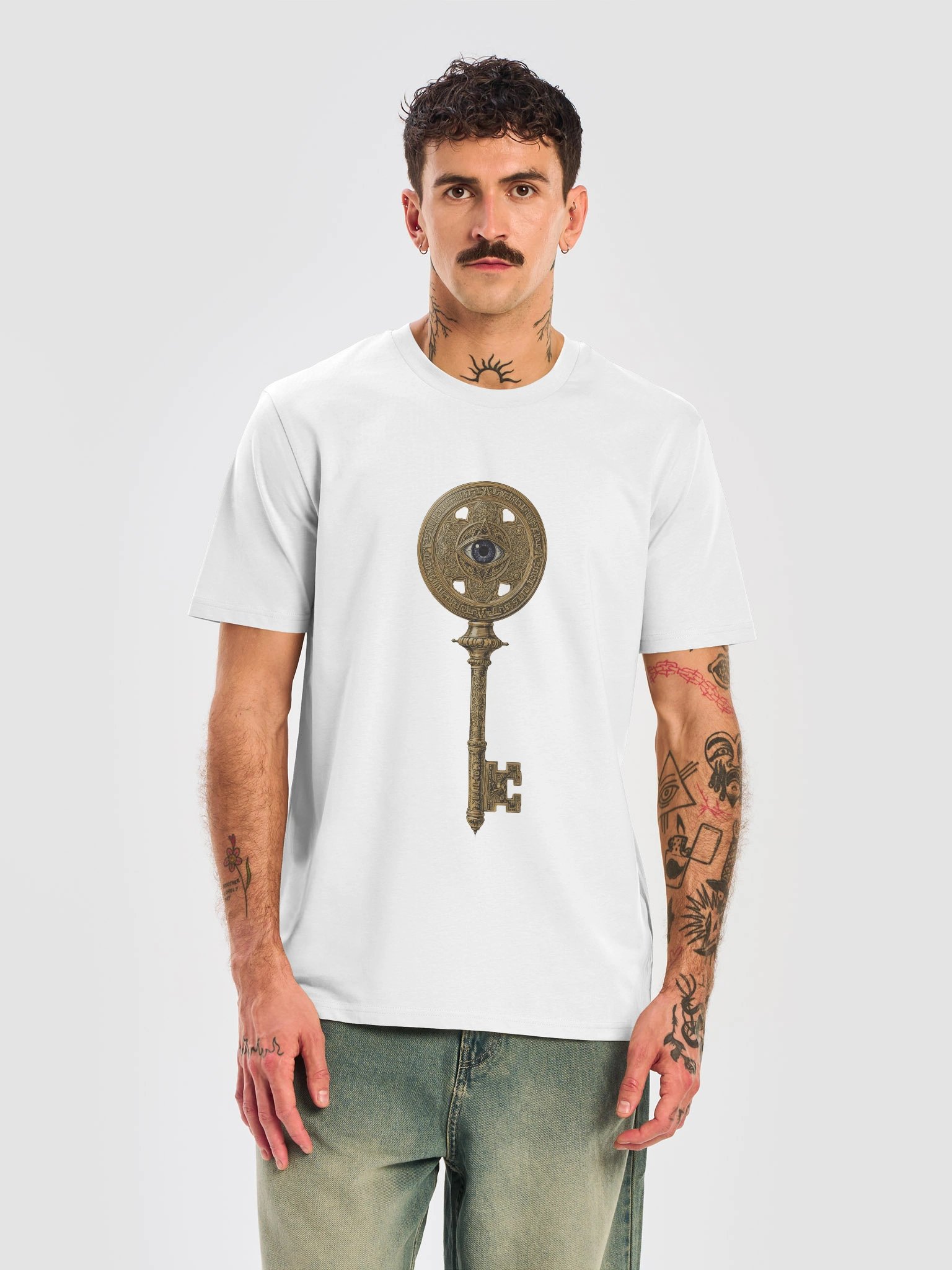 The Gatekeeper’s Key – White Revelation Edition (Front & Back Print) product image (5)