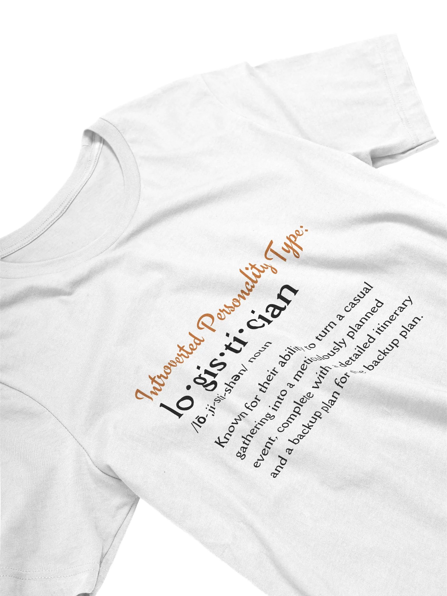 Logistician Introverted Personality Type T-Shirt product image (4)