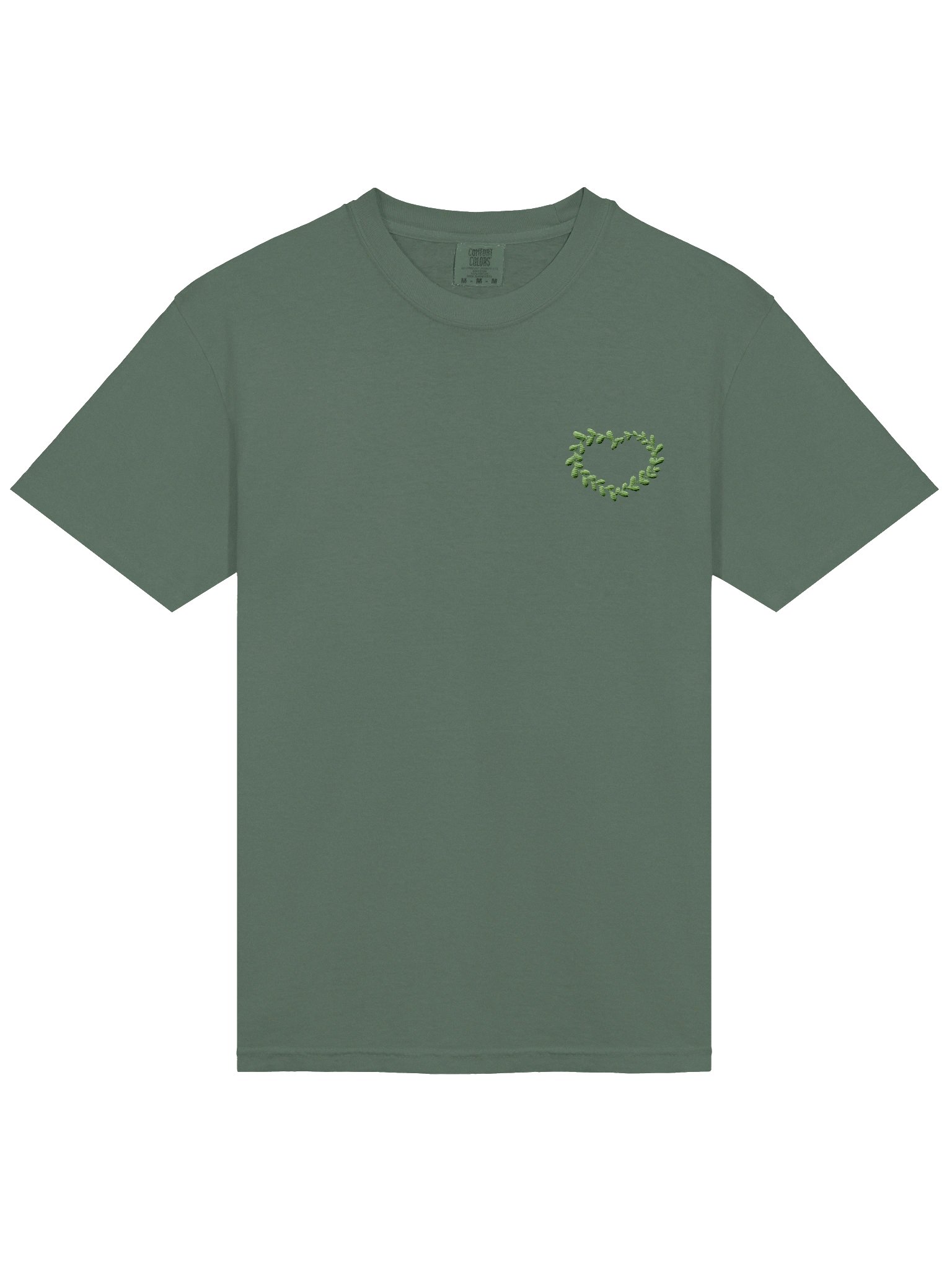 vine heart embroidered tee product image (3)