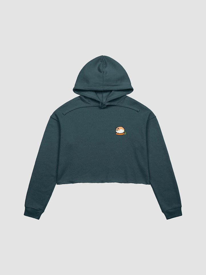 Playful Hamster Crop Hoodie product image (1)