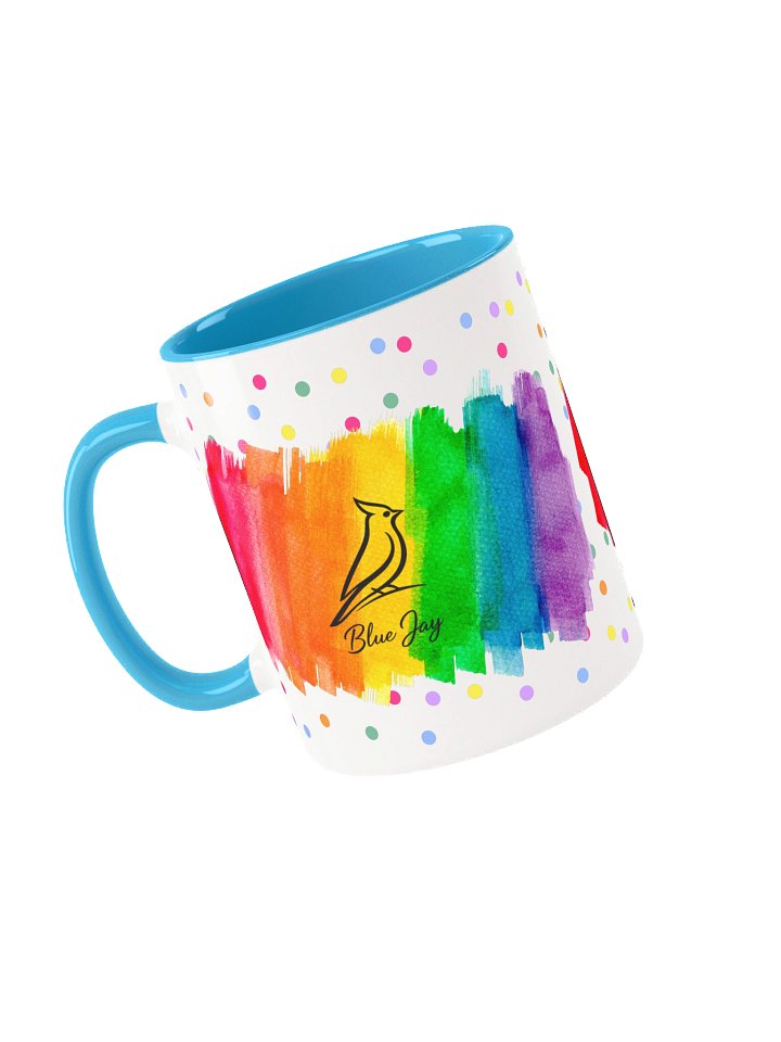 Colorburst Blue Jay Silhouette Mug – 11oz / 15oz product image (37)