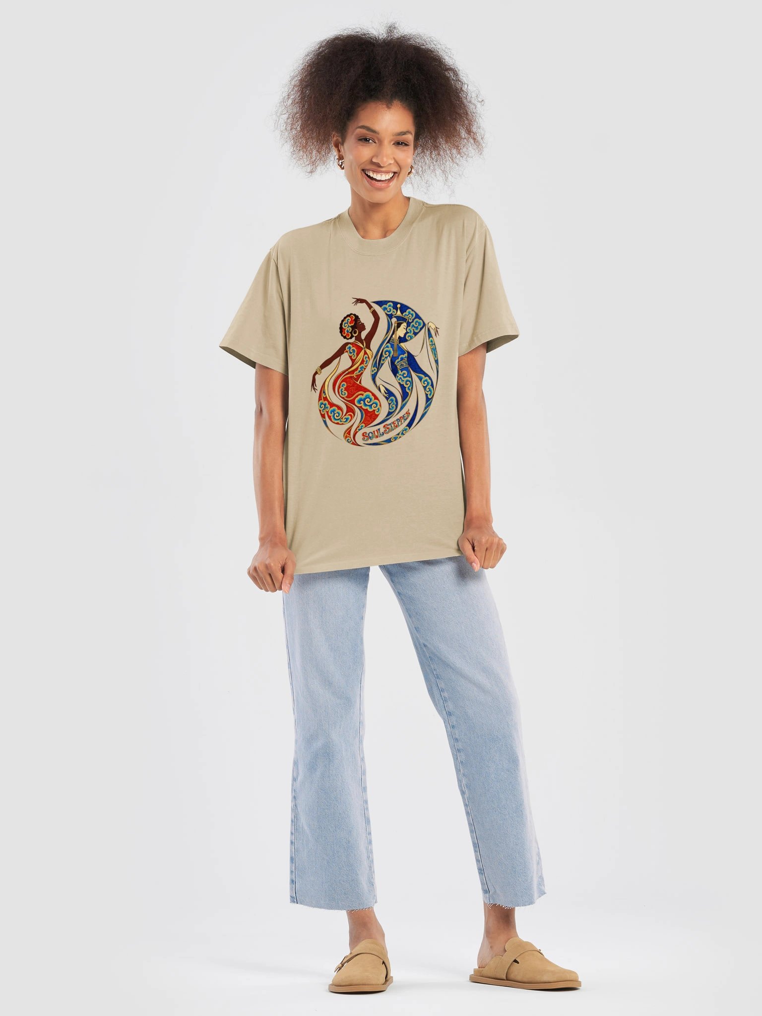 SOUL SISTERS - Premium Oversized Faded T-Shirt product image (4)