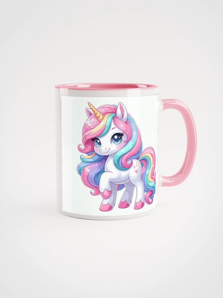Ceramic Mug with Color Inside (unicorn) product image (1)
