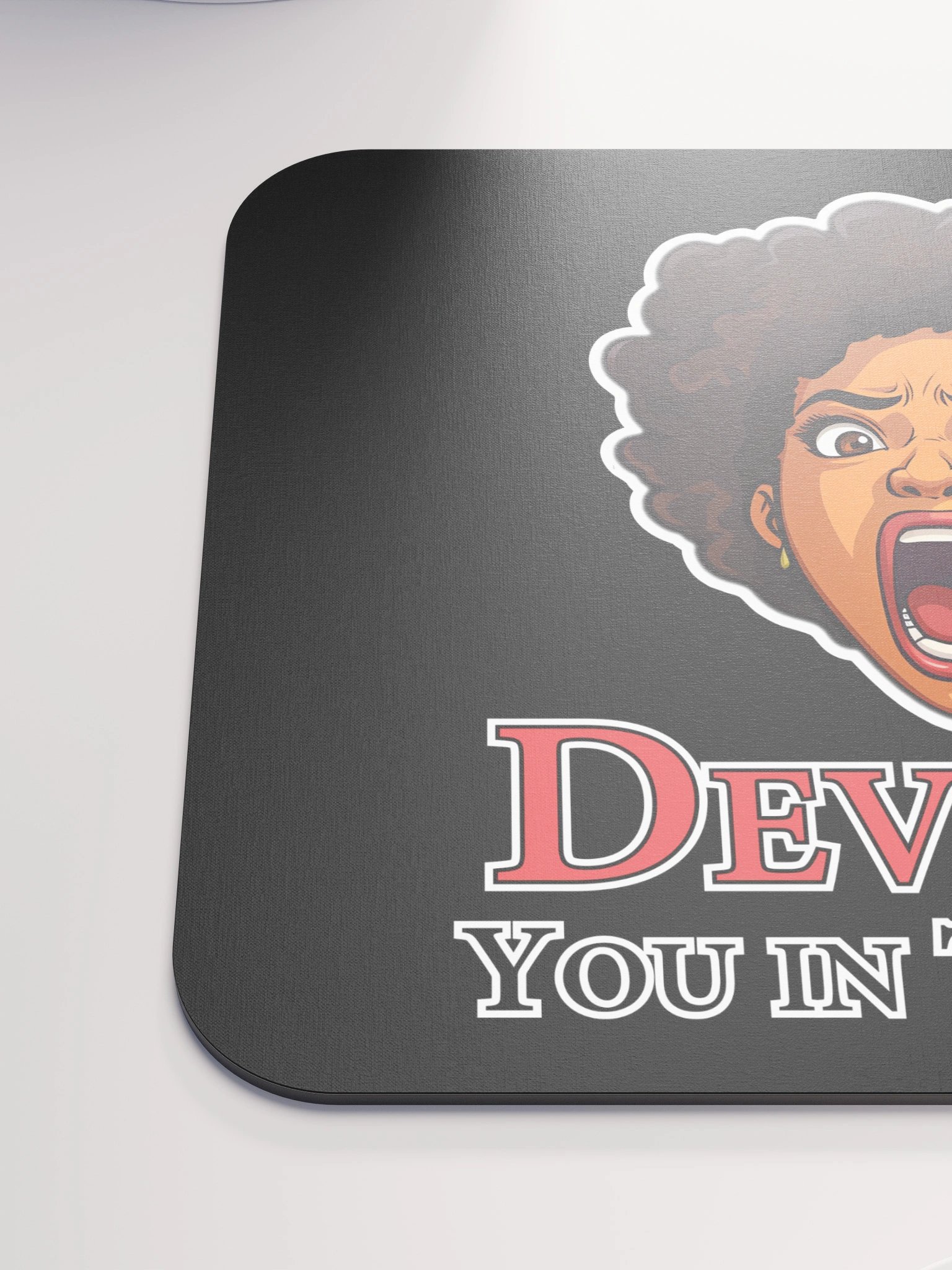 DeviLLL, You in Trouble! Blk Mouse Pad product image (6)