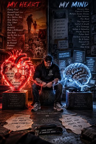 I gave ChatGPT this prompt that you will see below, and this is the results : ￼ Create me an image by separating my heart fro...