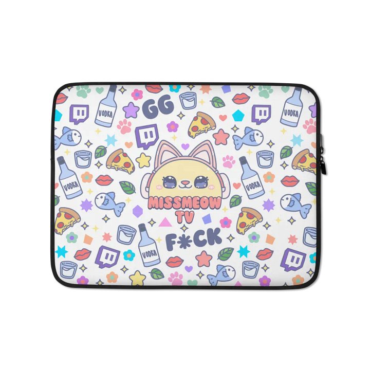 MissMeowTV Cute Laptop Sleeve product image (1)