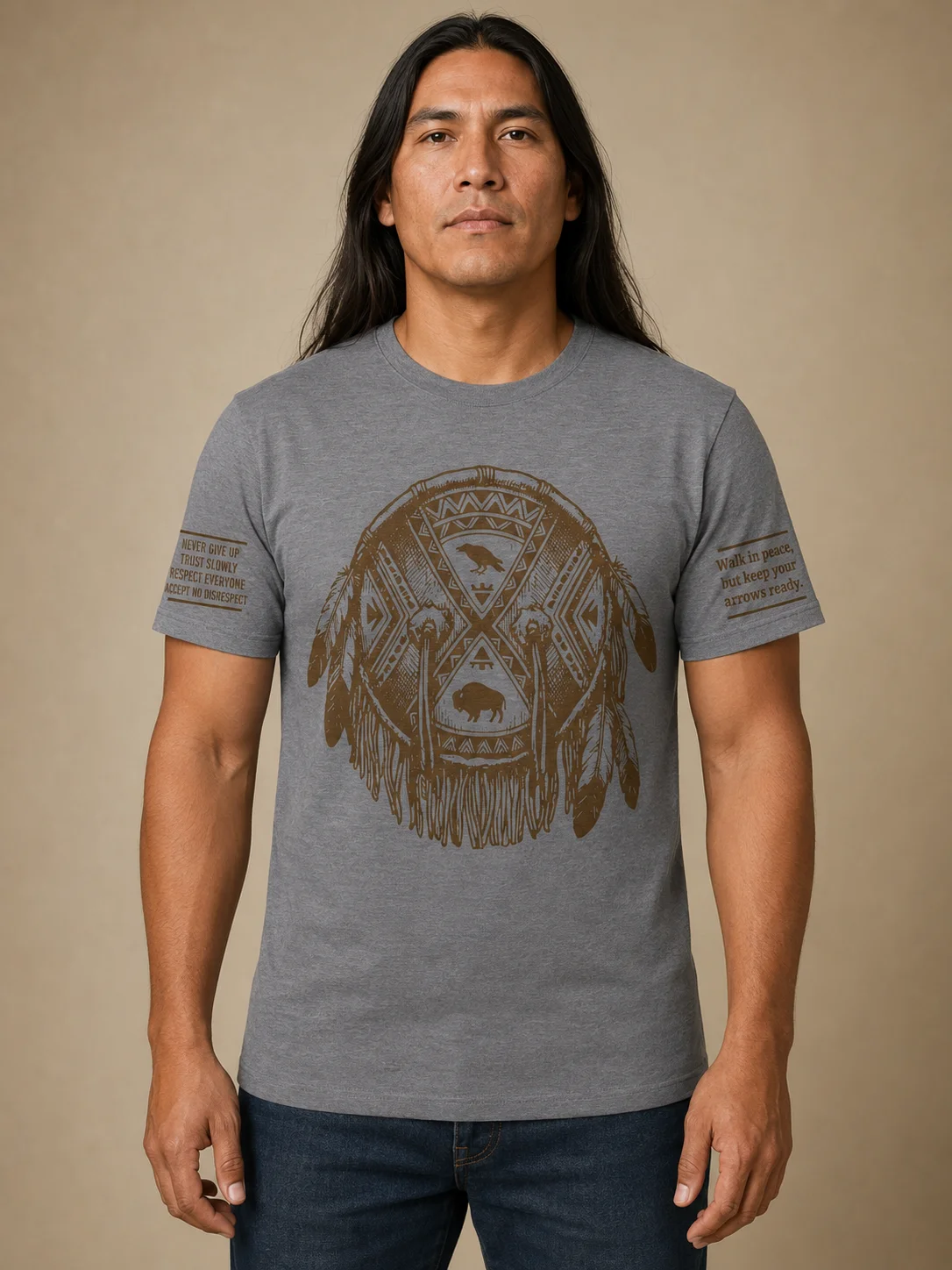 Spirit of the Buffalo Heritage Heavy Cotton Tee product image (2)