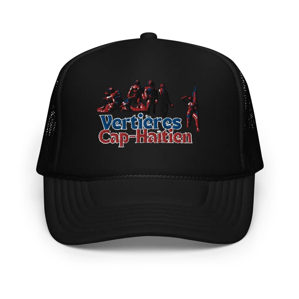 Vertières Cap-Haïtien Foam Trucker Hat product image (1)