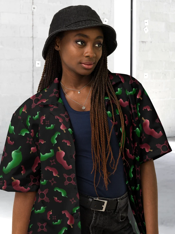 New Mexico Red & Green chile Zia Hawaiian Shirt product image (1)