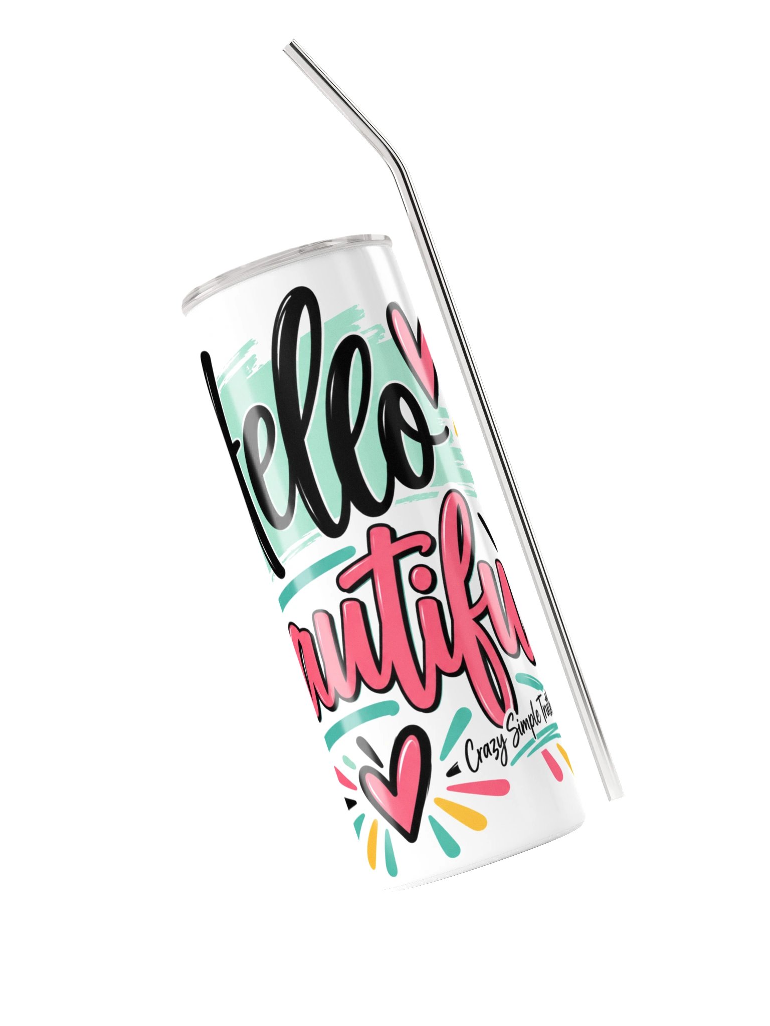 Hello Beautiful Steel Tumbler product image (3)
