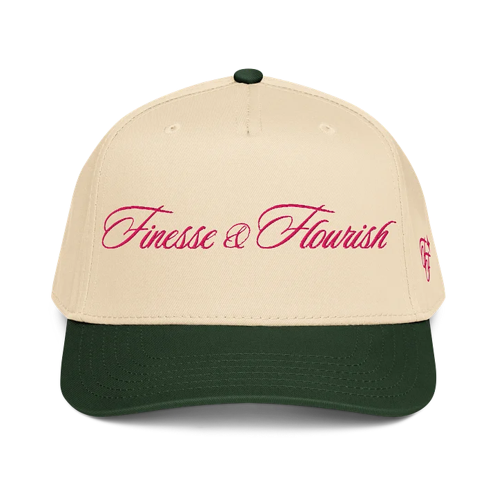 F&F Flag Script Mid-Profile Baseball Cap Tournament (PNK) product image (1)