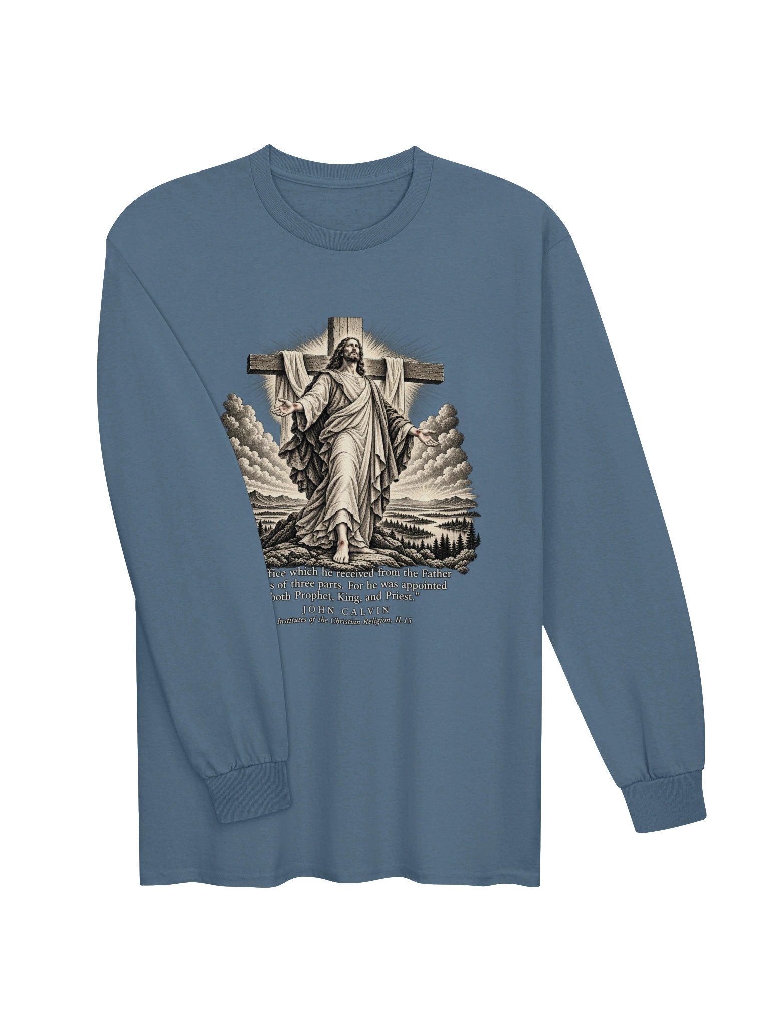 Prophet, Priest, King Long-sleeve T-shirt product image (31)