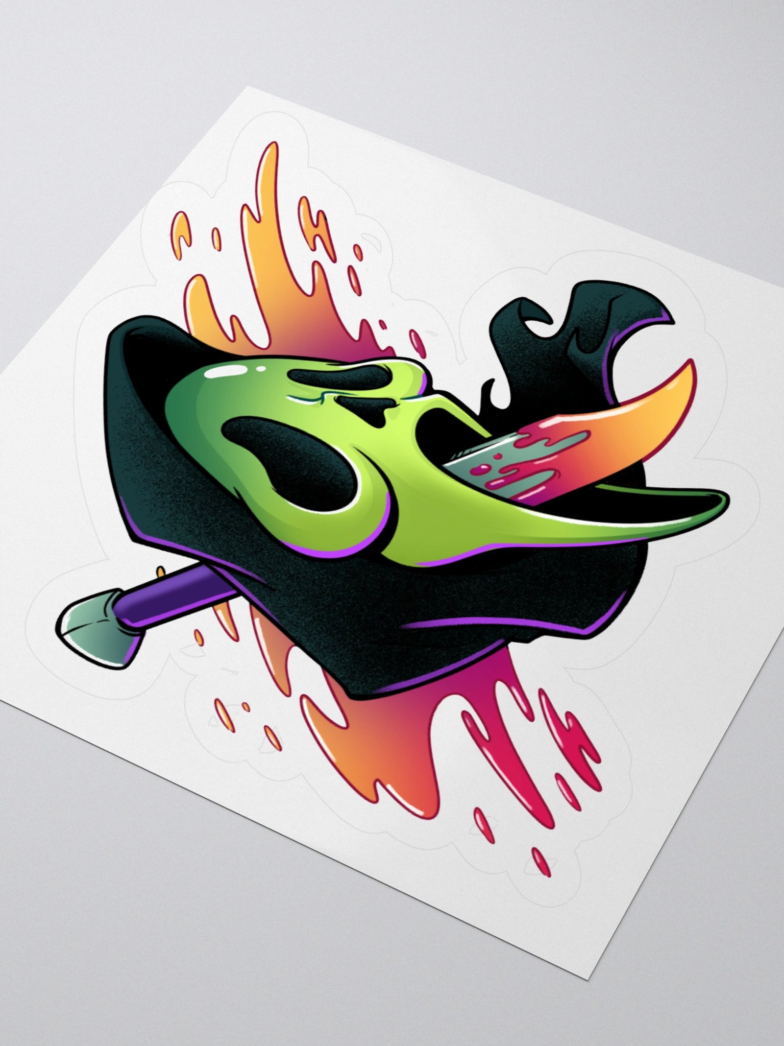 Stab Die-Cut Sticker product image (12)