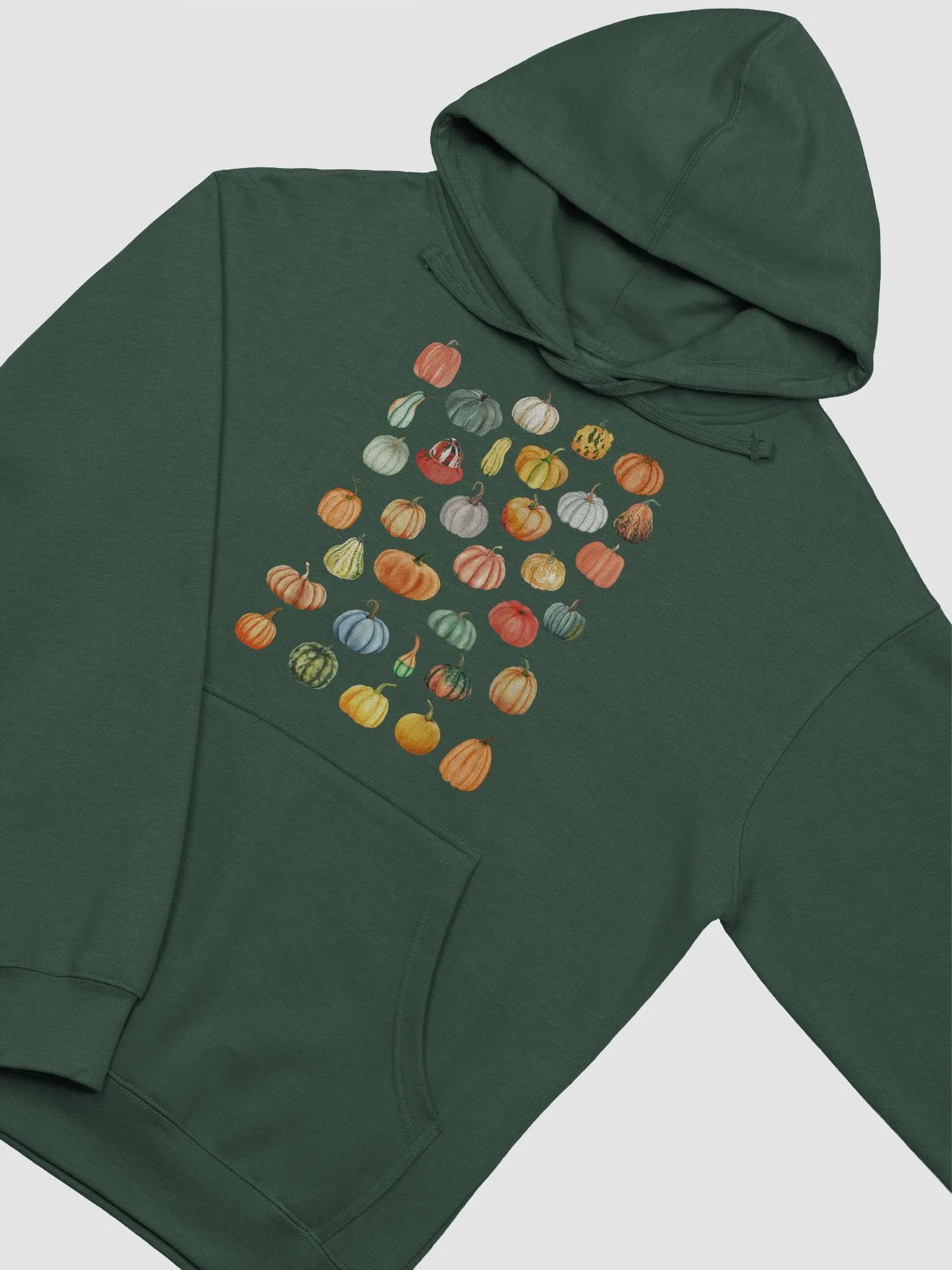 Watercolor Squash & Pumpkin Collage Adult Hoodie product image (12)