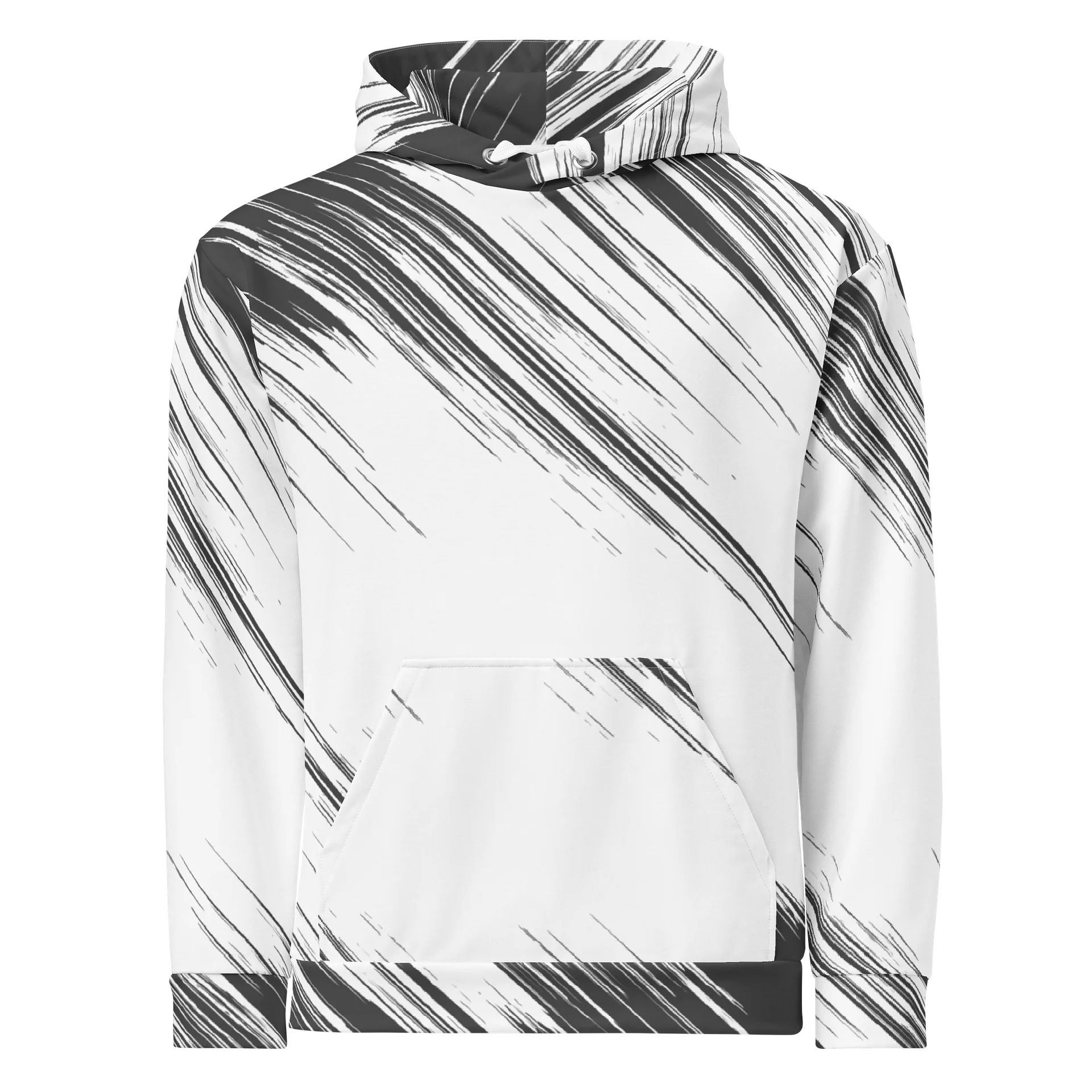Monochrome Stroke All-Over Hoodie product image (1)